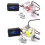LED con 2 barre per raffreddamento a liquido, accessori per computer. 3