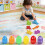 Set de jucării cu ouă de Paște, din plastic, cu tematică animală, 6 bucăți 6