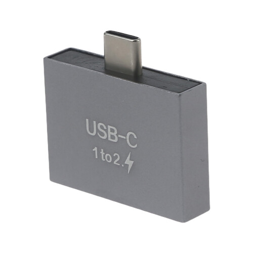 USB-C till dubbel USB 3.0-adapter 10 Gbps data och laddning 2