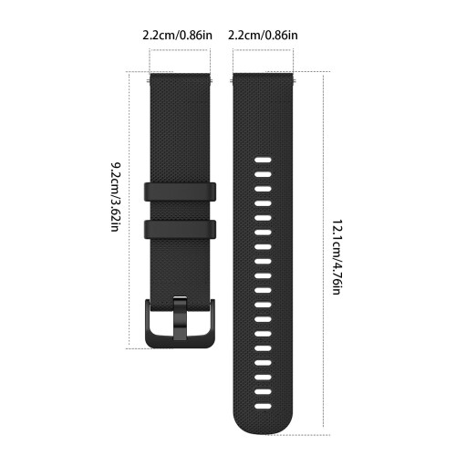 Αξεσουάρ Smart Wristband Σιλικόνης Αθλητικό Ιδρώτας Ανθεκτικό σε Στερεό Χρώμα Λουράκι 2