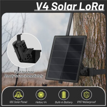 Solcellsdrivet Mesh-Nätverk Heltec LoRa 32 V4 Meshtastic-Kit ESP32 SX1262 GPS WiFi BLE 5W Solcellsrepeaternod 915 MHz