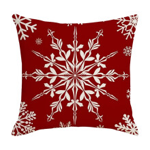 Housse de coussin flocon de neige de Noël pour fauteuil ou canapé, 45 x 45 cm, impression haute définition, amovible