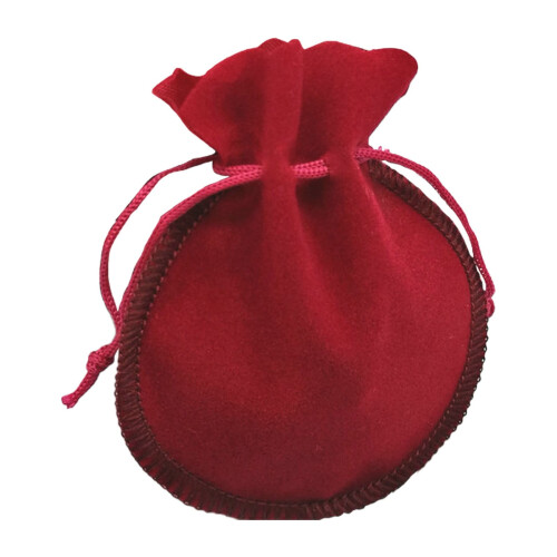 Sacos de veludo para joias com cordão, 7 x 8 cm (2,75 x 3,14 polegadas)