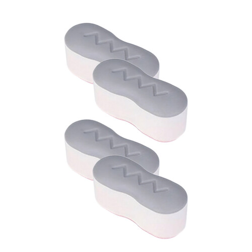 4-delige ABS toiletbrilbumperset