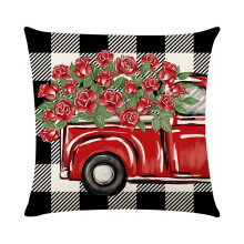 Housses de coussin à nœud papillon 45 x 45 cm – Décoration douce et moelleuse à nœud papillon pour lit, canapé, fauteuil ; Décoration