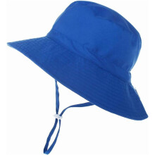 Chapéu de Sol Infantil com Aba Larga e Proteção Solar UPF50+ - Ajustável para Bebês e Crianças Pequenas, Ideal para Praia e Atividades ao Ar