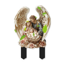 Nativity Decorative Garden Stakes,Outdoor Nativity Scene Yard Signs with Yard Stakes,Nativity Jesus Set Decorations for Lawn Garden Home