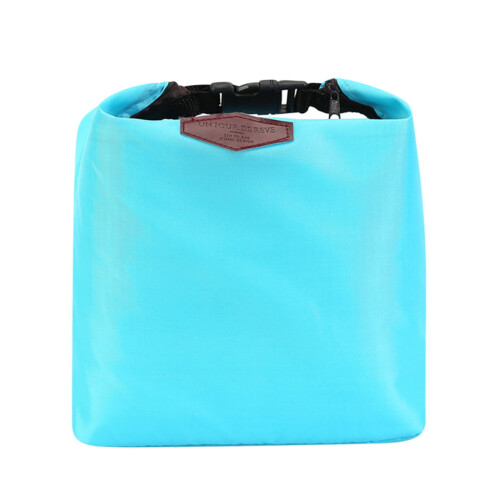 Sac à lunch isotherme avec poignée, bleu clair