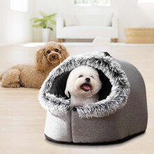 Winter Cat Bed Warm Enclosed Portable Large