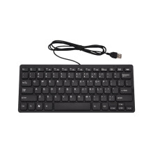 Πληκτρολόγιο USB με καλώδιο 72 πλήκτρων, αθόρυβη ανάδραση με αφή, εξοικονόμηση
