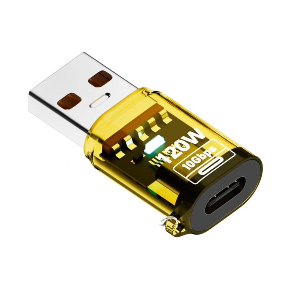Usb-C To Usb-A Adapter With Led 120W Charging, 10Gbps Light 9058772249333