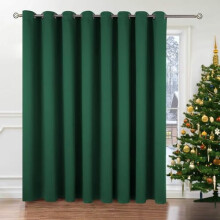Kerstgordijn voor schuifdeur, 180x96 inch, thermisch verduisterend