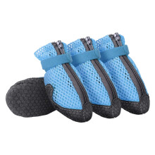 Chaussures pour chien (lot de 4) – Bottines respirantes et antidérapantes pour animaux de compagnie