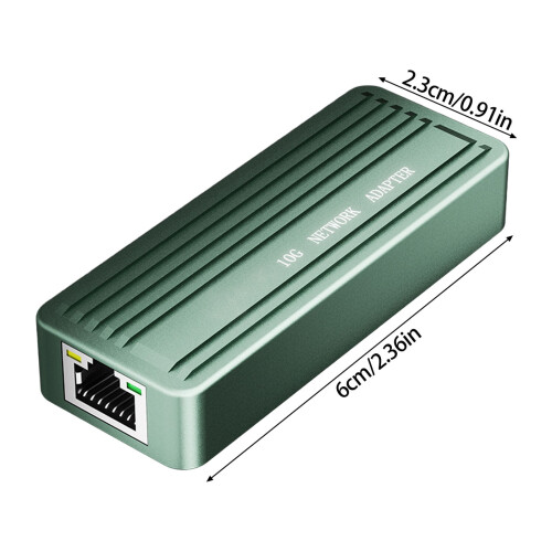 Φορητός προσαρμογέας Ethernet USB-C σε RJ45Gigabit από αλουμίνιο 2