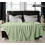 Κουβέρτα από βαμβάκι Sage Green Twin 90x72 ίντσες 350 γρ. 2