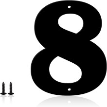 Numéros de maison en métal 8 cm – Adresse extérieure résistante aux intempéries