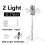 6-in-1 Selfie Stick with Fill Light, 67" Tripod & Bluetooth Remote for iPhone, iPad, iOS, Android 1