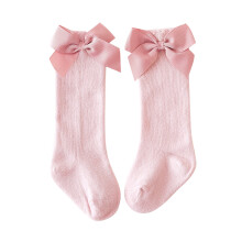 Toddler Socks,Mid-Calf Knee-High Solid Stockings for Girls Comfortable and Stylish Baby Care,Baby Socks,Z01 Purple,3-5 Years