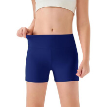 Pantaloncini da ciclista sportivi a vita alta da donna