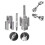 2PCS Dual-Function Pipe Threading Tool (1/2'' 3/4'' 1'') – Electric Drill Compatible, for PVC & Plastic Pipes 1