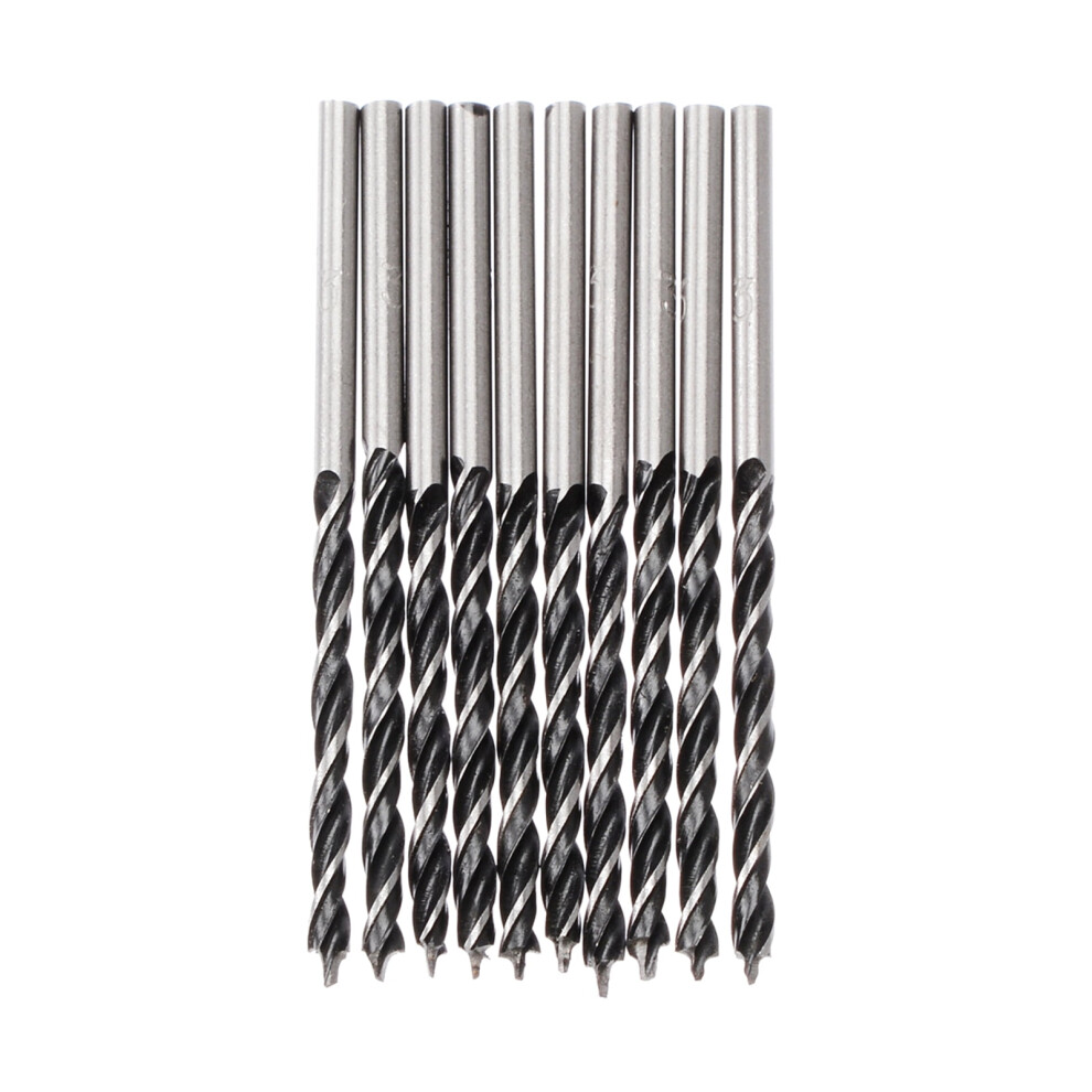 10-Piece 3Mm Carbon Steel Twist Drill Bits For Woodworking 9058772262844