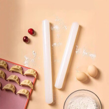 Rolling Pin - Food-grade Plastic, Non-stick Dough, Easy-clean Rinse, Lightweight Baking Tool for Beginners and Pastry