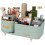 360 Rotating Makeup Organizer with Drawer – Green 1
