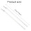 Curtain Pull Wand Clear Acrylic 2 pcs 5