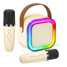 Altavoz inalámbrico 5.0 con sonido envolvente, blanco, Bluetooth