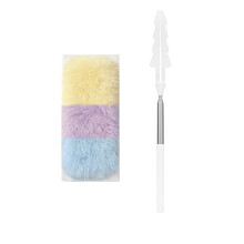 Plumeau antistatique extensible Rainbows avec tige de 43 pouces et 10