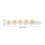 OULII Daisy Flower Headband Boho Multi Fabric Realistic Design Home Decor 2Pcs 2