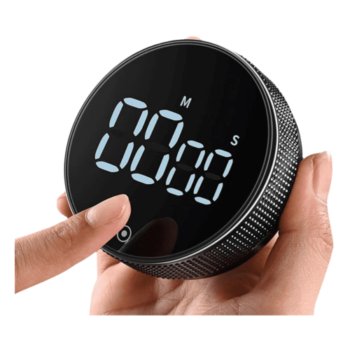 DIRNGO Magnetisk Kökstimer Digital Timer Manuell Nedräkning Roterande Timer Mekanisk Matlagningstimer Matlagning Dusch Stoppur