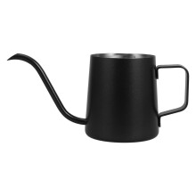 Gooseneck Kettle 1Set Black Stainless Steel for Home Users and Coffee Enthusiasts