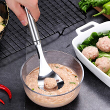 2Pcs Meatball Maker Scoop Silver Color For Home Cooks And Food