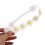 OULII Daisy Flower Headband Boho Multi Fabric Realistic Design Home Decor 2Pcs 5