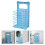 Panier à linge mural pliable bleu ciel 1