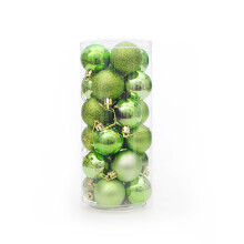 24 boules de Noël électroplaquées pour sapin, mariage, fête – Compatibles avec les crochets standard