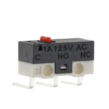 10 kpl mikrorajakytkin hetkellinen painonappikytkin 1a 125v vaihtovirta hiirikytkin 3 nastaa pitkäkahvainen rullavipuvarsi 12x6x6mm
