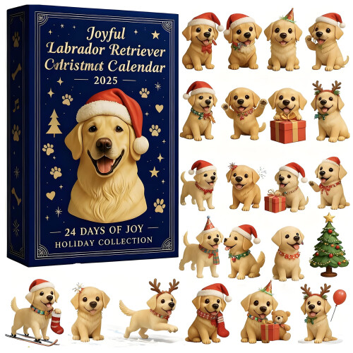 Corgi Adventskalender 2025 – 24 Akrylfigurer