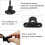 2 Pcs Self Closing Gate Latch Spring Loaded Latch Lock, Black Automatic Gate Latch Small Window Latch, Heavy Duty Spring Latch Security Door Latch 4