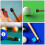Essential Black Plastic Pool Cue Ferrules for Daily Use 8Pcs 6