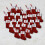 Stoca Nollag Tosaigh Bróidnithe Dearg 7.8x5.9 orlach 2