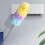 Rainbows Extendable Static Duster, 43" Rod + 10 Disposable Microfiber Pads for Ceiling/Window – Compatible with Rainbows 5