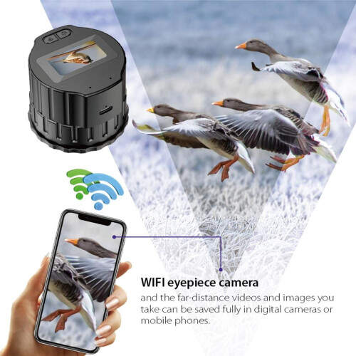 High Resolutions Eyepiece Camera Portables Rechargeable Spotting Scope Camera 2
