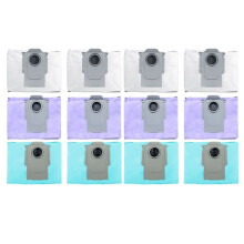 12Pcs Activated Carbon Dust Bags for S8 Pro Ultra/S8 /G10S/Pro/Pure/Q5/Q5+/Q7/Q7+/Q7 Max/Q7 Max+/T8