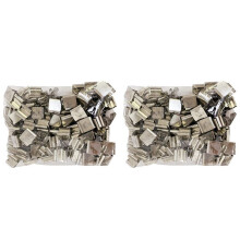 200 PCS Metal Wick Sustainer,Wick Holder for Wood Wick Candle