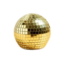 Apribirra, Design A Specchio, A Forma di Palla da Discoteca, Acchiappabirra, Design A Specchio, con Decorazione A Sfera, Oro