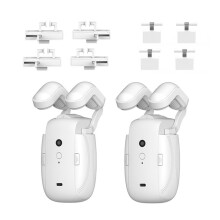 Dubbla TUYA ZigBee Gardiner Robot Roman Rod Track/T/U-Rail Tracks 3-In1 Automatic Curtain Opener Curtain Motor