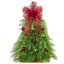 Handmade Christmas Tree Wreath Front Door Xmas Wreaths Christmas Wreath Door Wreath Outdoor Indoor Wreath Decor