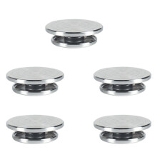 5pcs 12/15cm Double Face Use Aluminum Alloy Turntable for Ceramic Clay Sculpture Platform Pottery Wheel Rotating Tools